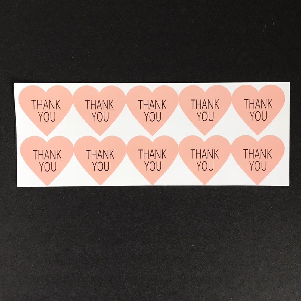 <Posher Tools> 98pcs Thank you stickers